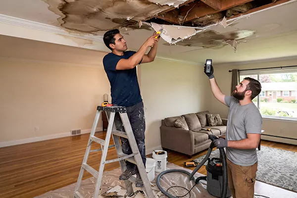 Ceiling Water Damage Restoration The Colony