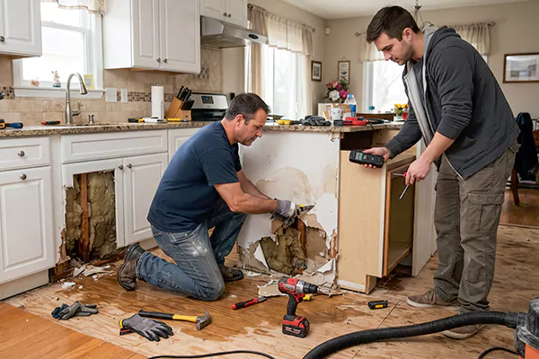 Kitchen Water Damage Repair The Colony
