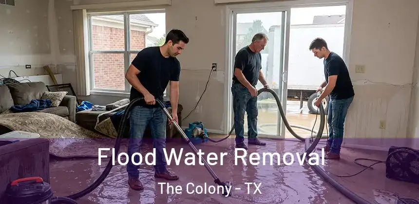  Flood Water Removal The Colony - TX