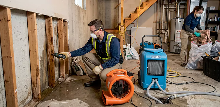 Basement Restoration After Water Damage in The Colony