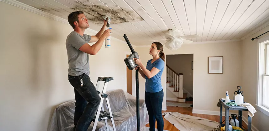 Ceiling Mold Treatment in The Colony