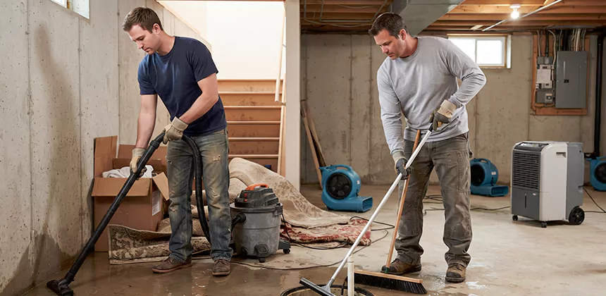 Basement Flood Water Removal in The Colony