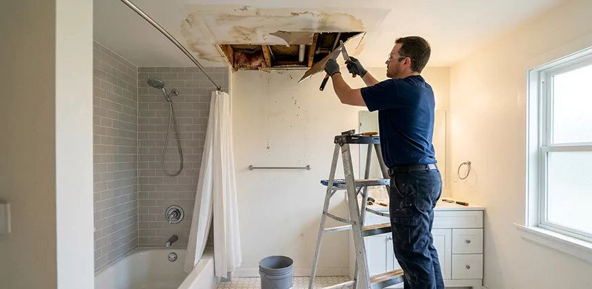 Bathroom Leak Ceiling Repair in The Colony